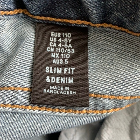 H&M size 4-5 kids jeans - Picture 5 of 5
